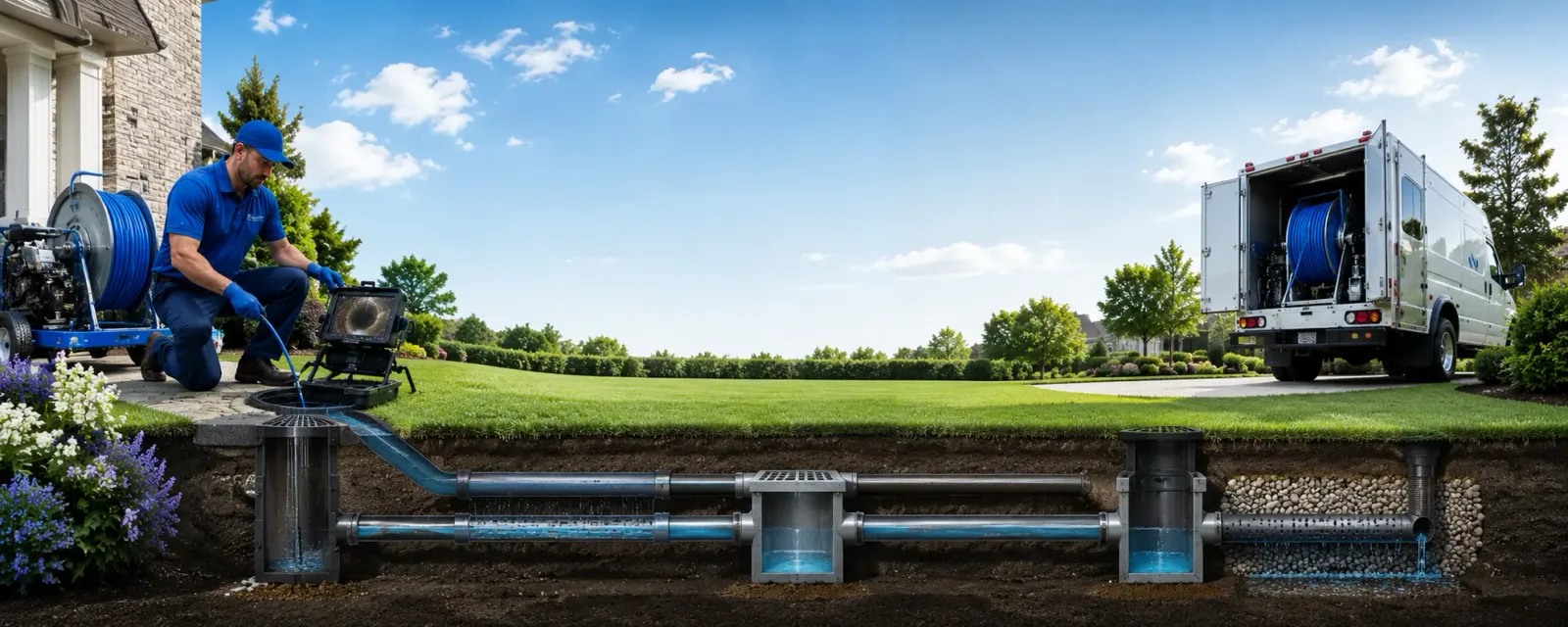 Outdoor drain cleaning information for Tarpley, TX